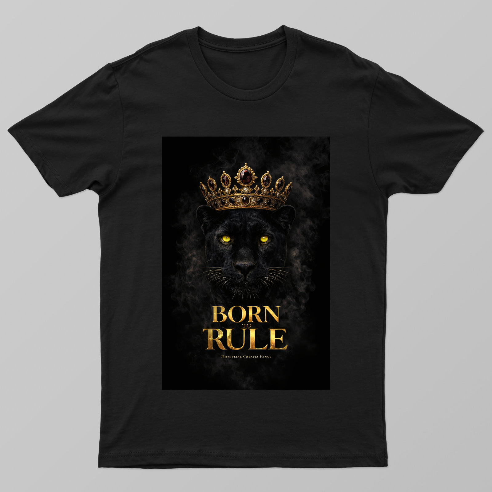 King Panther Crown - Luxury Streetwear Graphic T-Shirt Unisex T-shirt by Vaghela Jayendrasinh