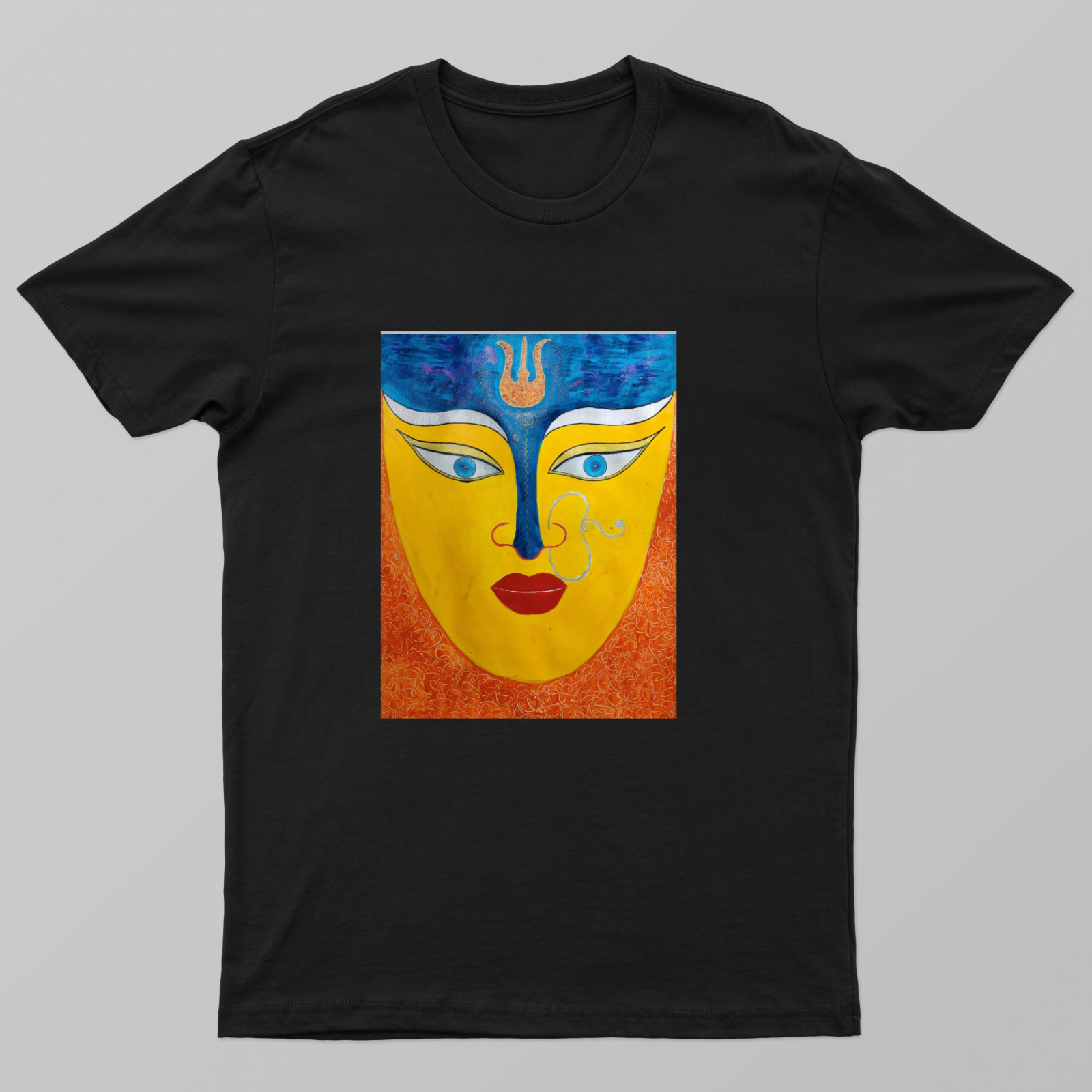 Power of Kali abstract Unisex T-shirt by Dr Achina Joglekar