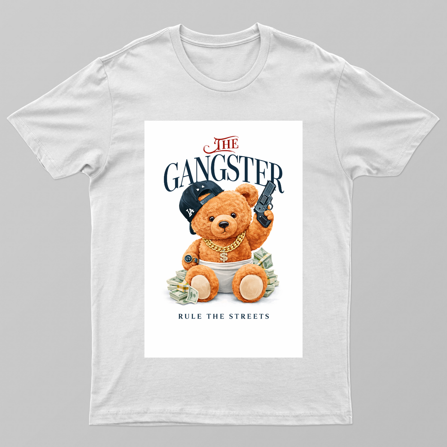 Street King Teddy Unisex T-shirt by Vaghela Jayendrasinh