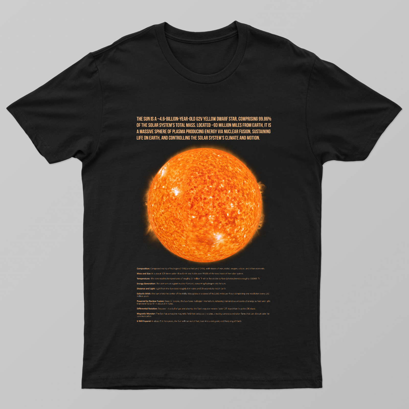 Know Our Sun Unisex T-shirt by Kunal Gupta