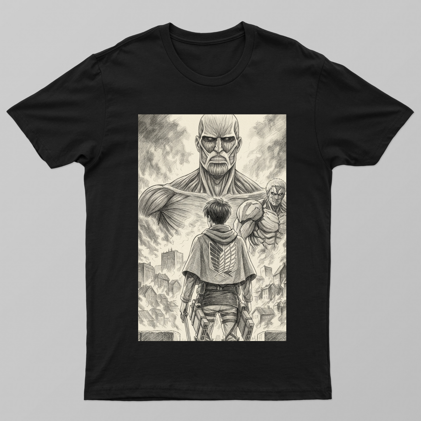 Attack on Titan Unisex T-shirt by Chirayush Rajput