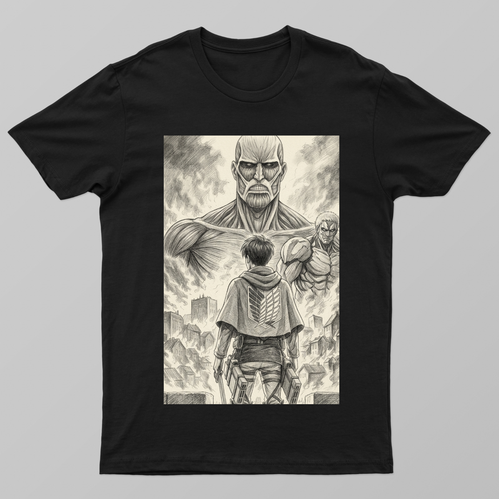 Attack on Titan Unisex T-shirt by Chirayush Rajput