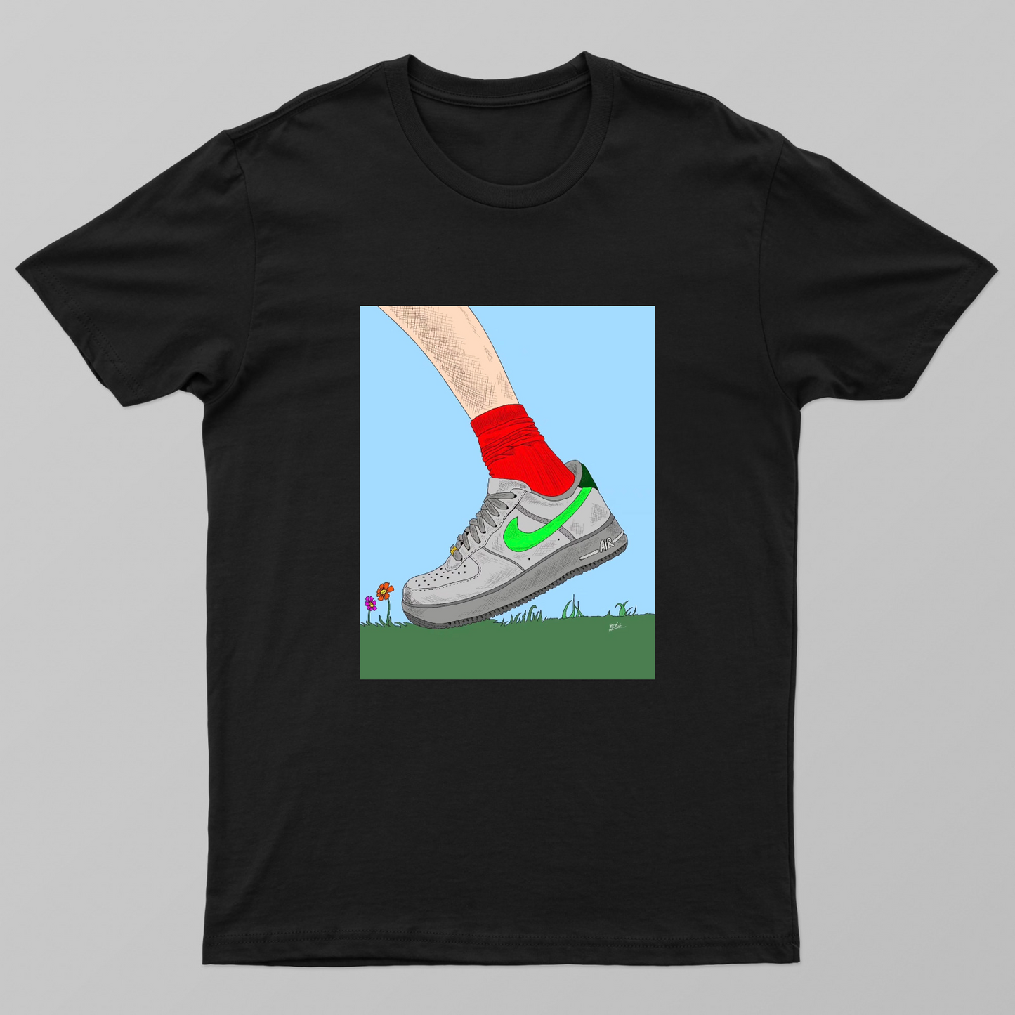 Nike, Simple T-shirt Unisex T-shirt by Minarv Rubul Doley