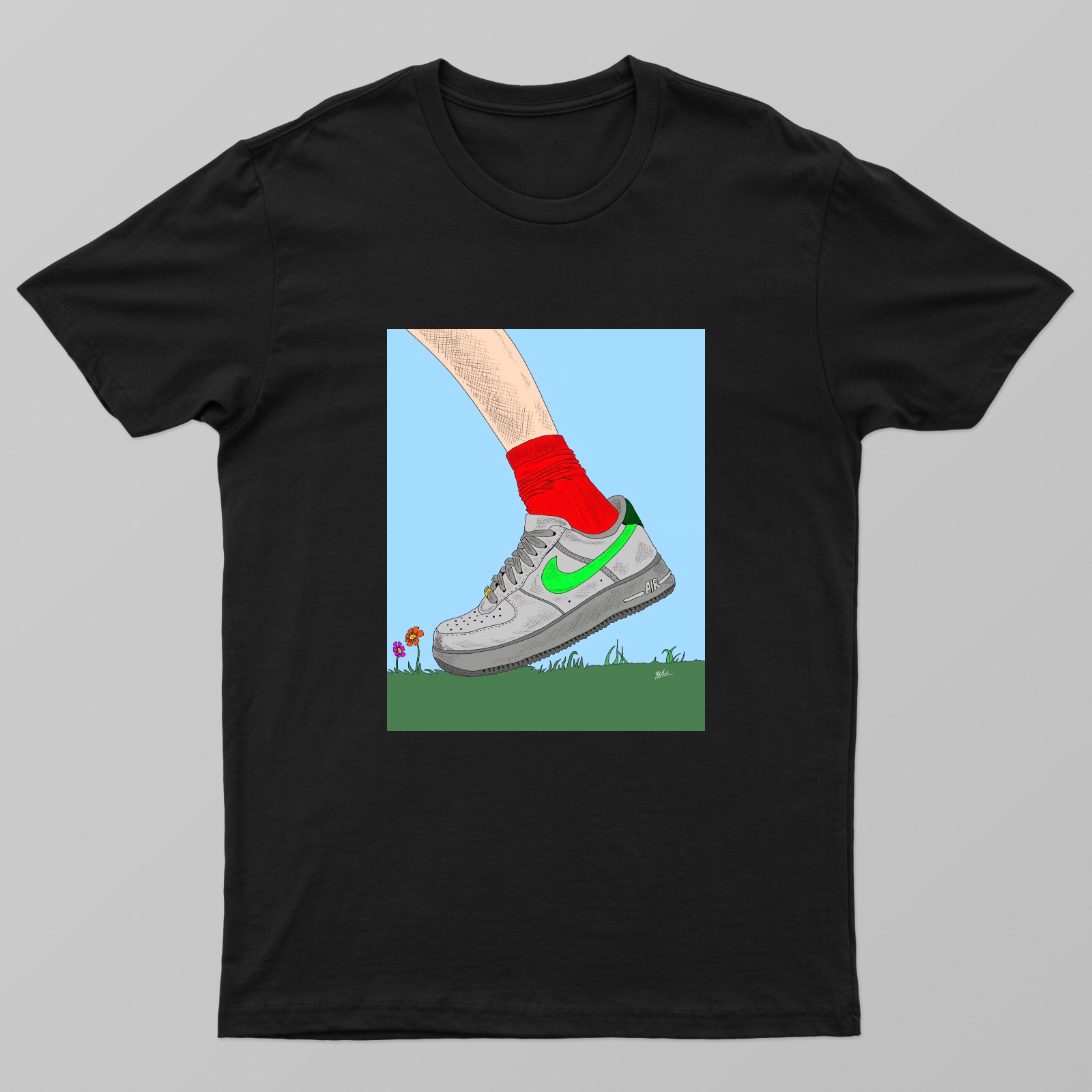 Nike, Simple T-shirt Unisex T-shirt by Minarv Rubul Doley