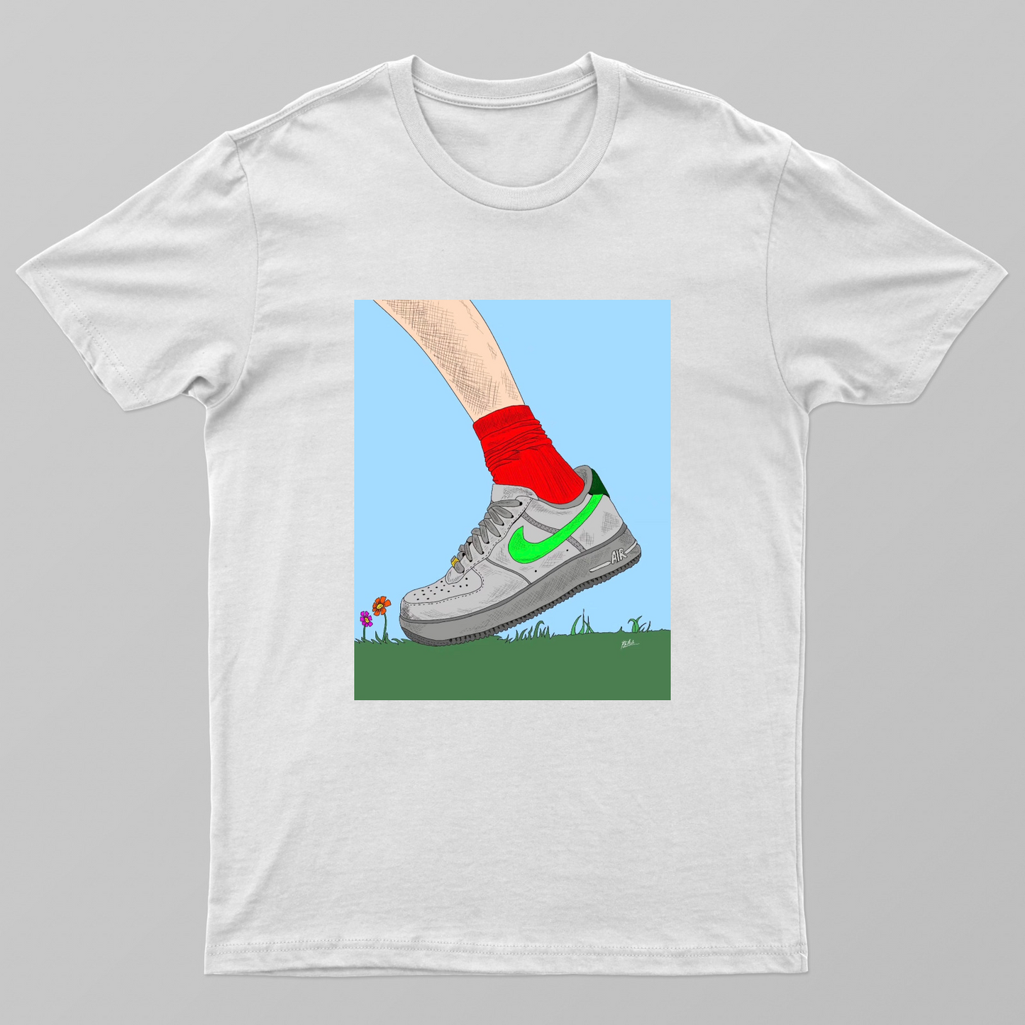 Nike, Simple T-shirt Unisex T-shirt by Minarv Rubul Doley