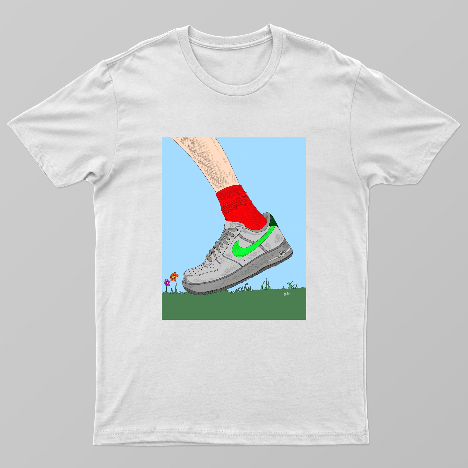 Nike, Simple T-shirt Unisex T-shirt by Minarv Rubul Doley