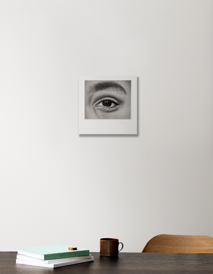 Nazar Acrylic Square Poster by Deepika 