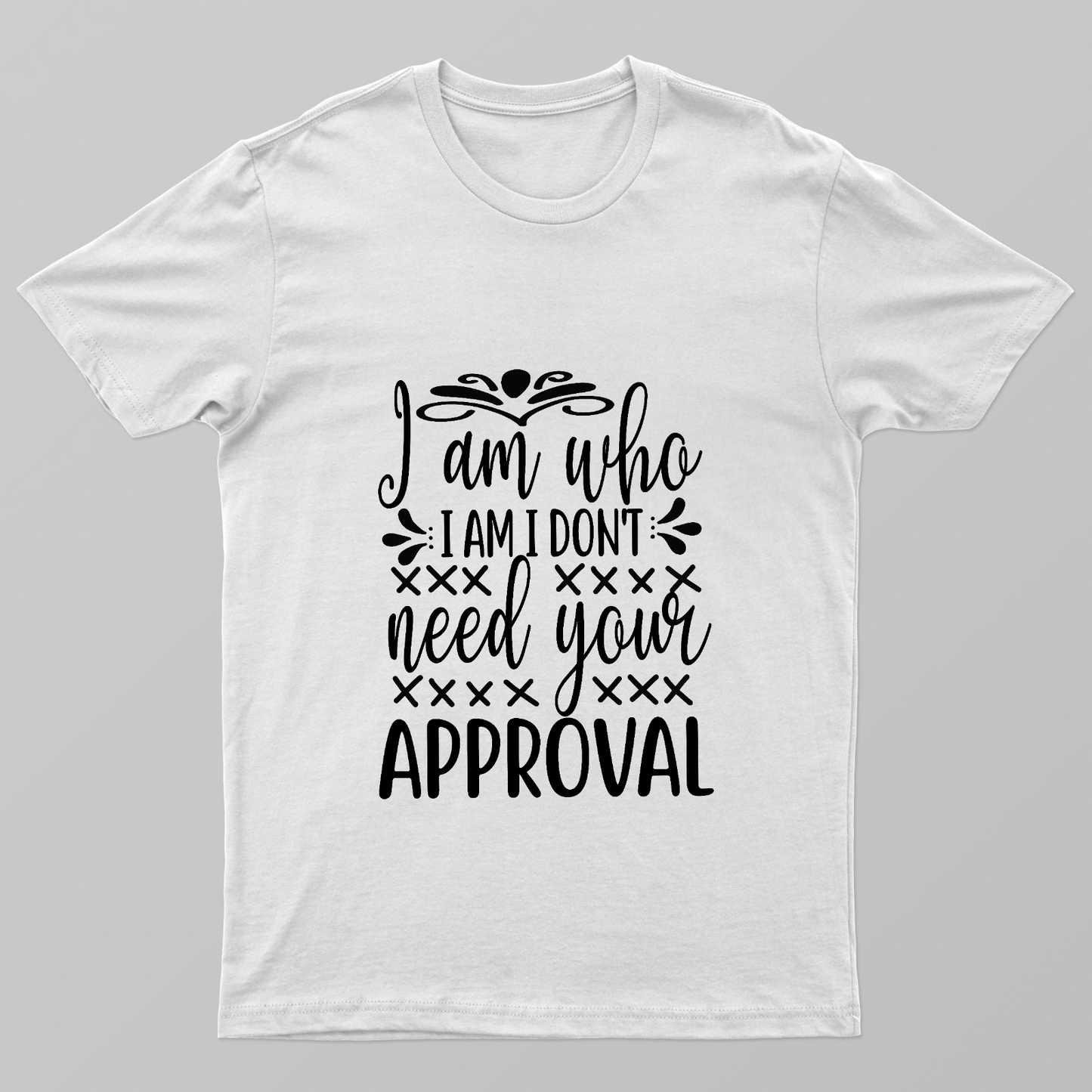 I am who I am Unisex T-Shirt Design Unisex T-shirt by Pradeep Krishnan