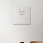Stay Strong Acrylic Square Poster by Rabindu Das