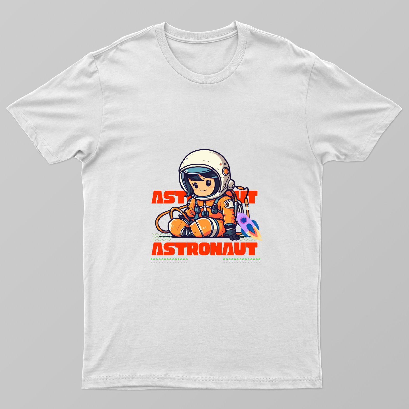Astronaut Unisex T-shirt by Rabindu Das