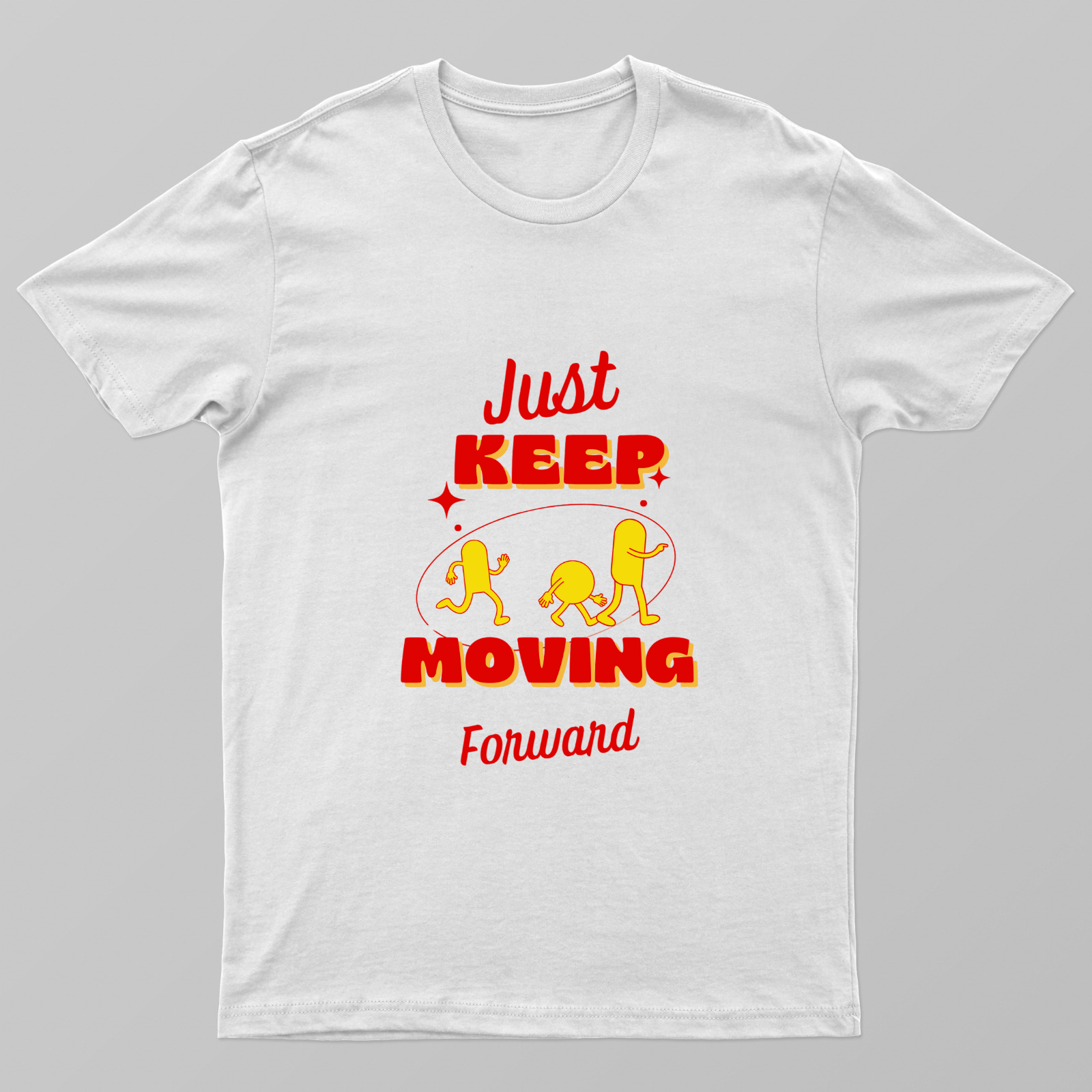 Just Keep Moving Unisex T-shirt by Rabindu Das