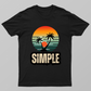 Simple Unisex T-shirt by Rabindu Das