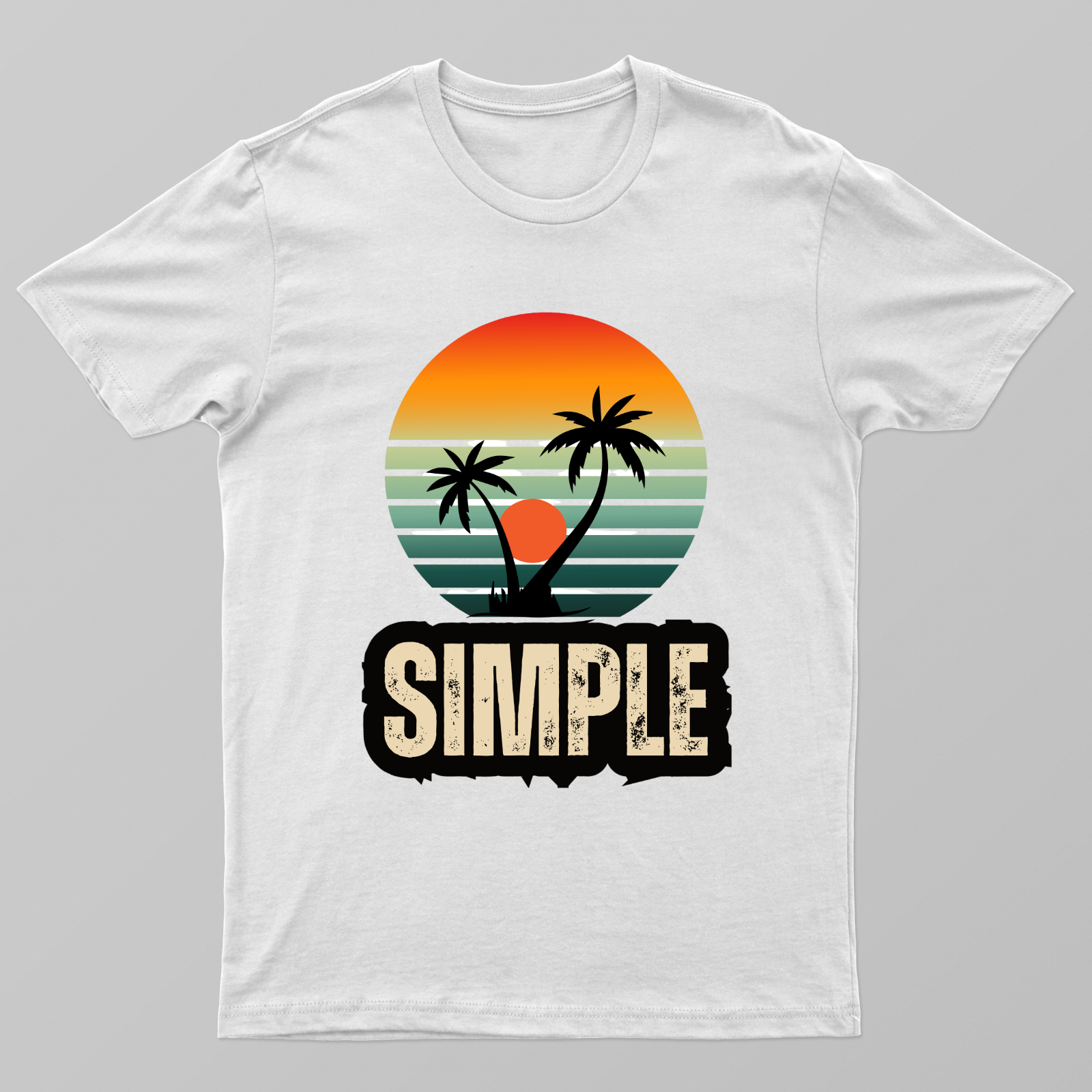 Simple Unisex T-shirt by Rabindu Das