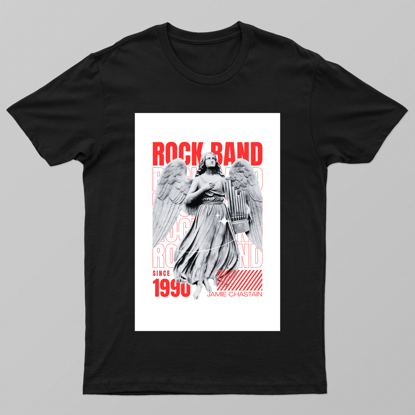 Rock Band Unisex T-shirt by Rabindu Das
