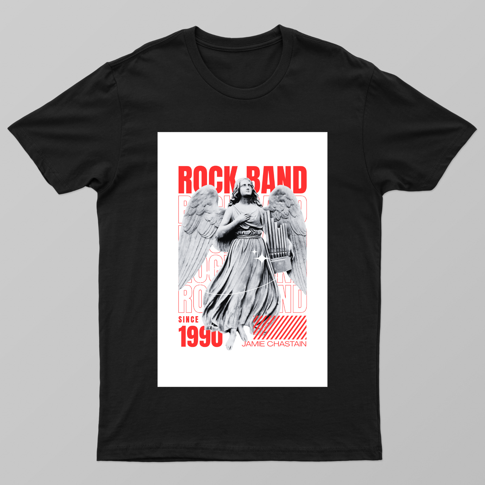 Rock Band Unisex T-shirt by Rabindu Das
