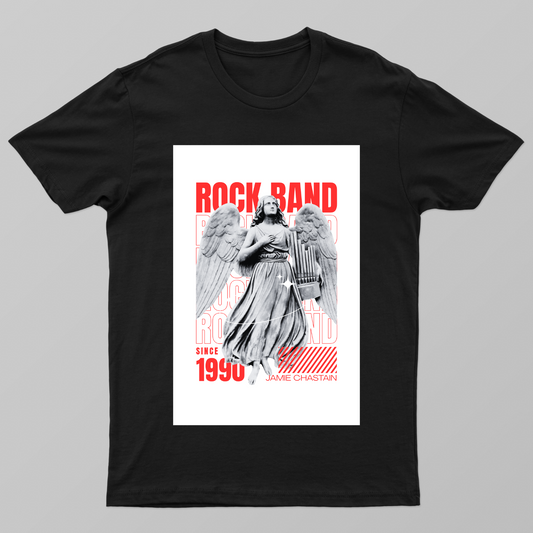 Rock Band Unisex T-shirt by Rabindu Das
