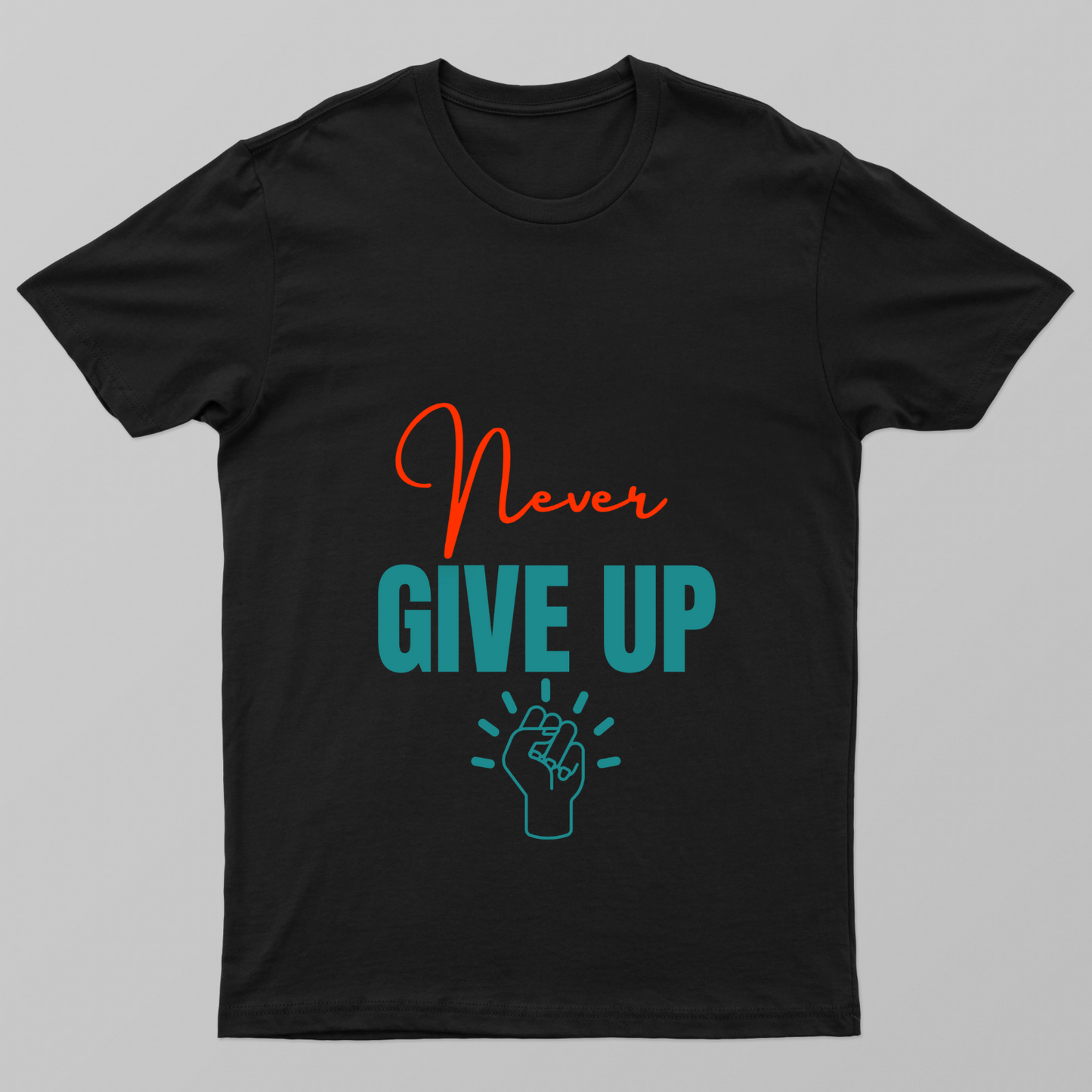 Never Give Up Unisex T-shirt by Rabindu Das
