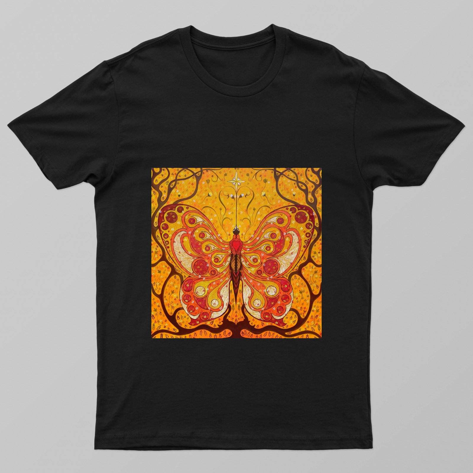 Butterfly Unisex T-shirt by Seby Augustine