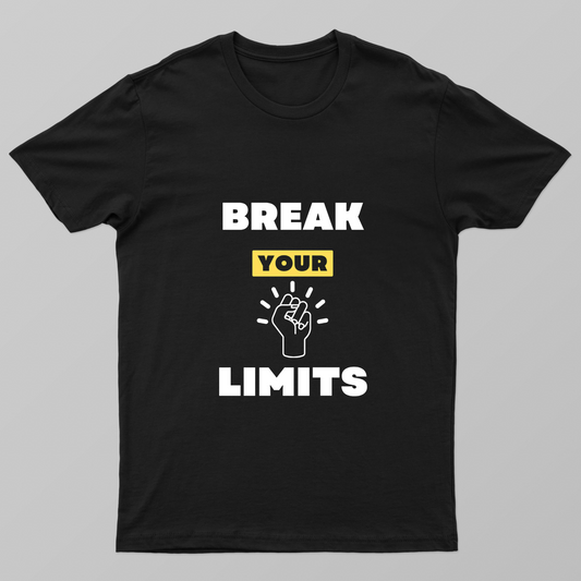 Break the Limits Unisex T-shirt by Rabindu Das