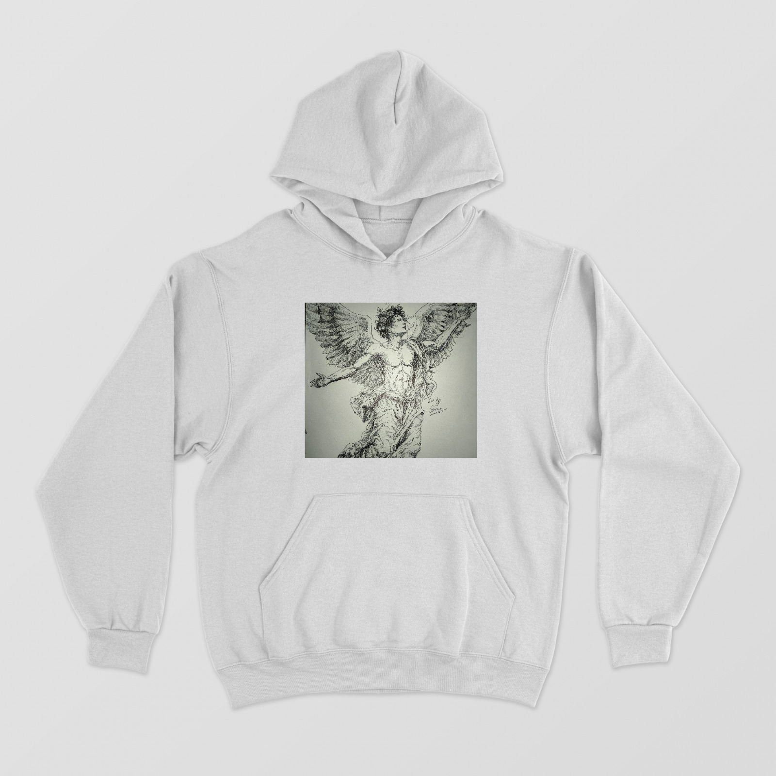 Fallen angel Unisex Hoodie by Johan 