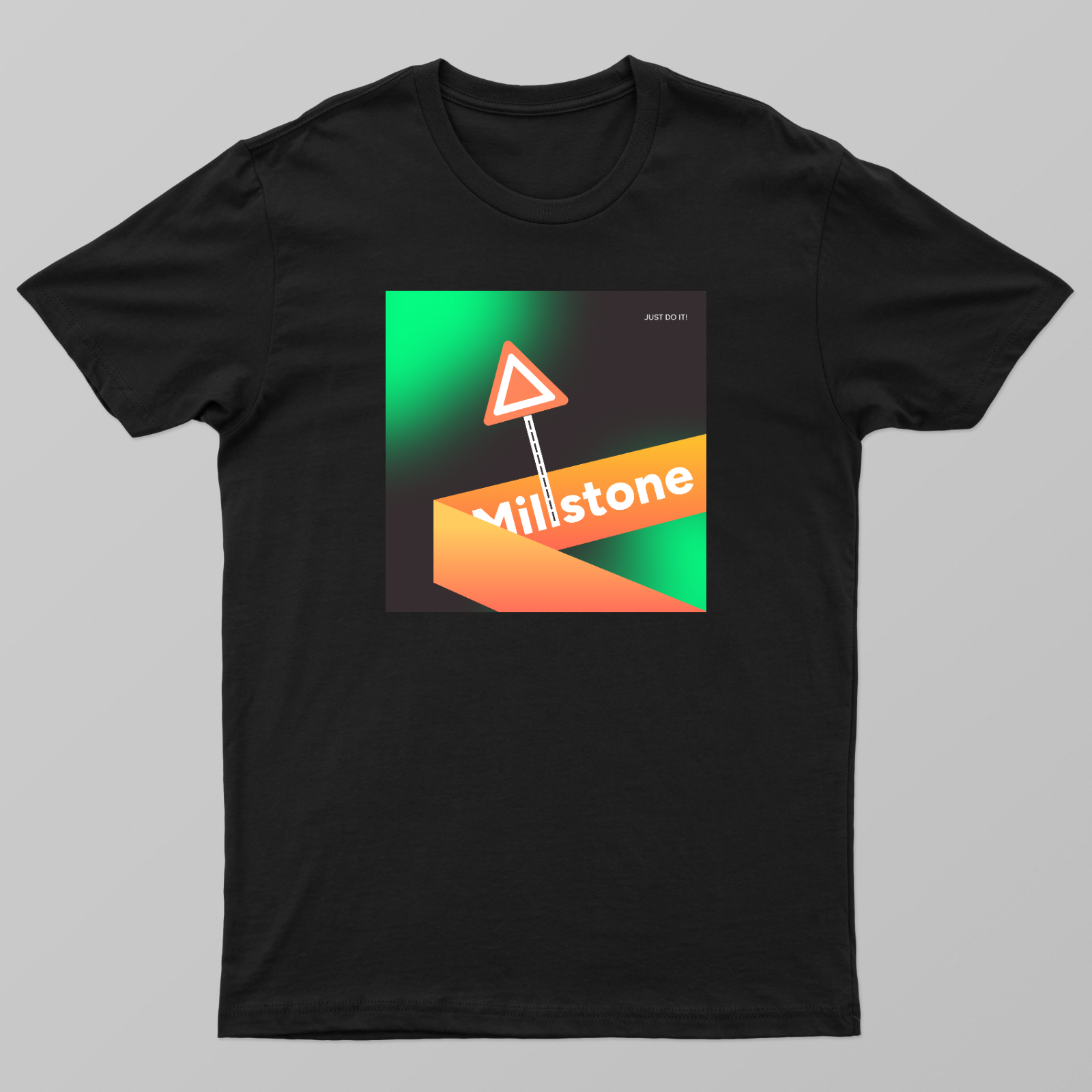 Minimal Millstone Design Unisex T-shirt by Jadab Kumar Sarkar 