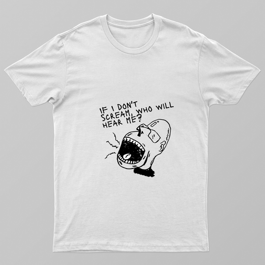 Scream Out Unisex T-shirt by Rabindu Das