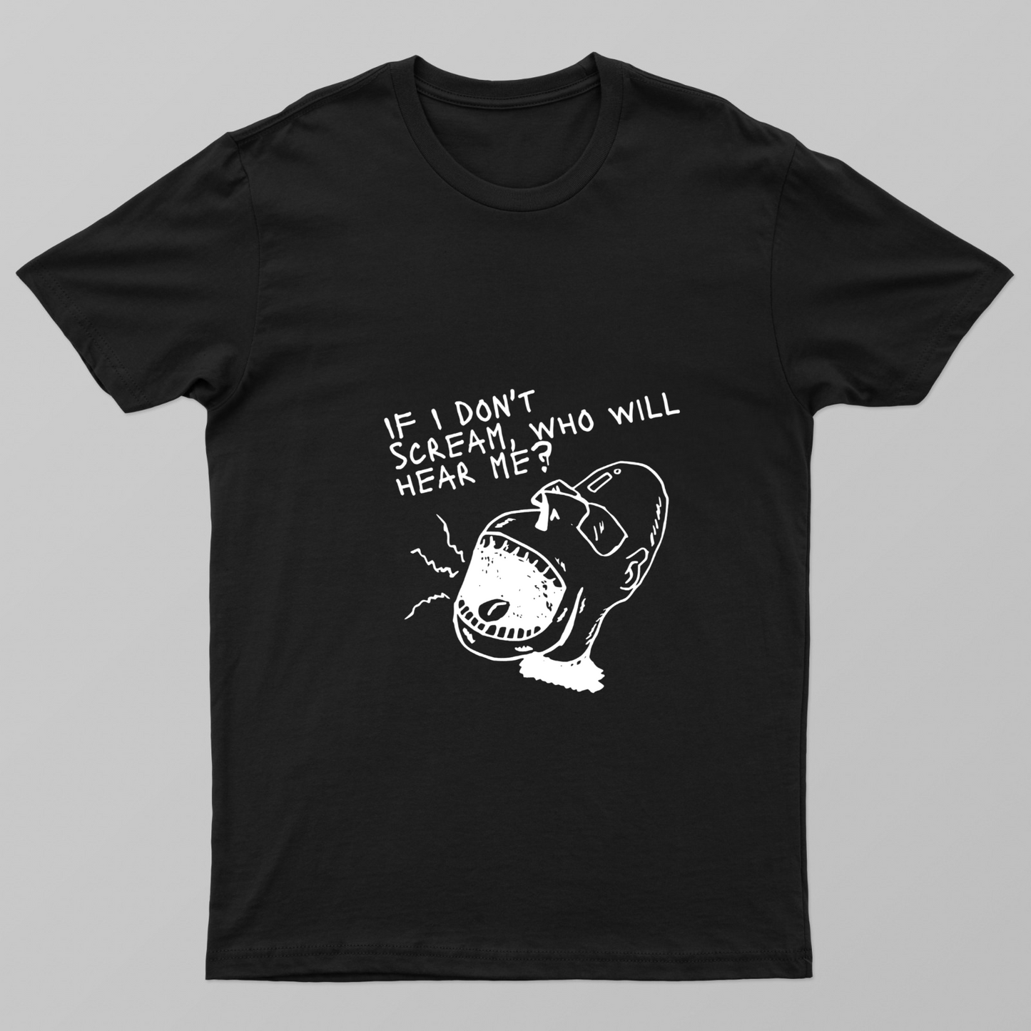 Scream Out Unisex T-shirt by Rabindu Das