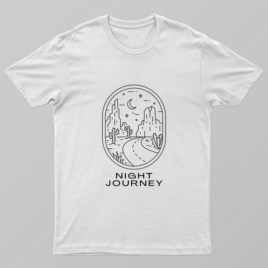 Night Journey Unisex T-shirt by Rabindu Das