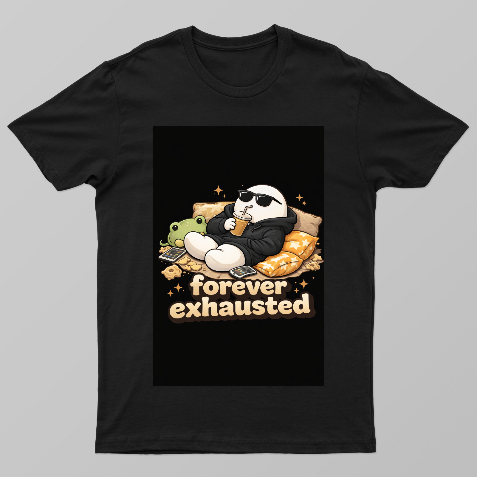 Tired But Vibing – Streetwear Tee Unisex T-shirt by Raaga Dayani