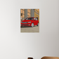 Street view poster . Acrylic Square Poster by Kanhaiya 