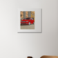 Street view poster . Acrylic Square Poster by Kanhaiya 