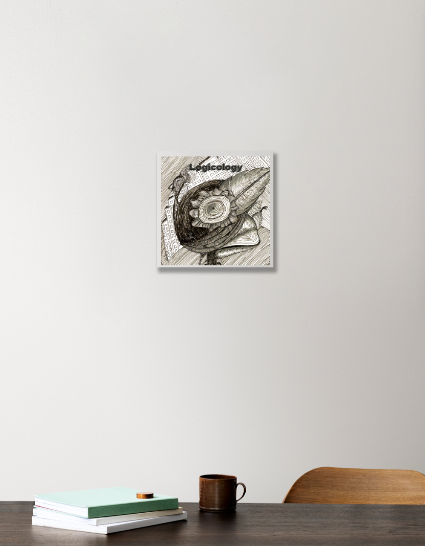 Logicology Acrylic Square Poster by Bijou John