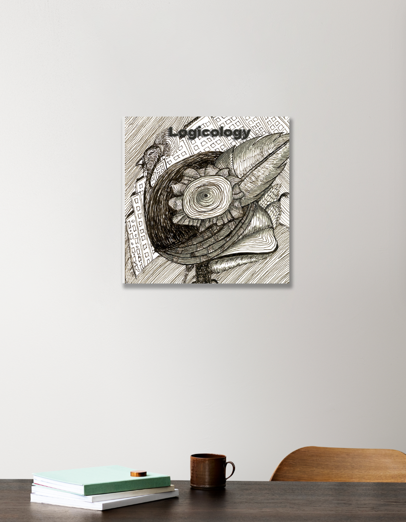 Logicology Acrylic Square Poster by Bijou John