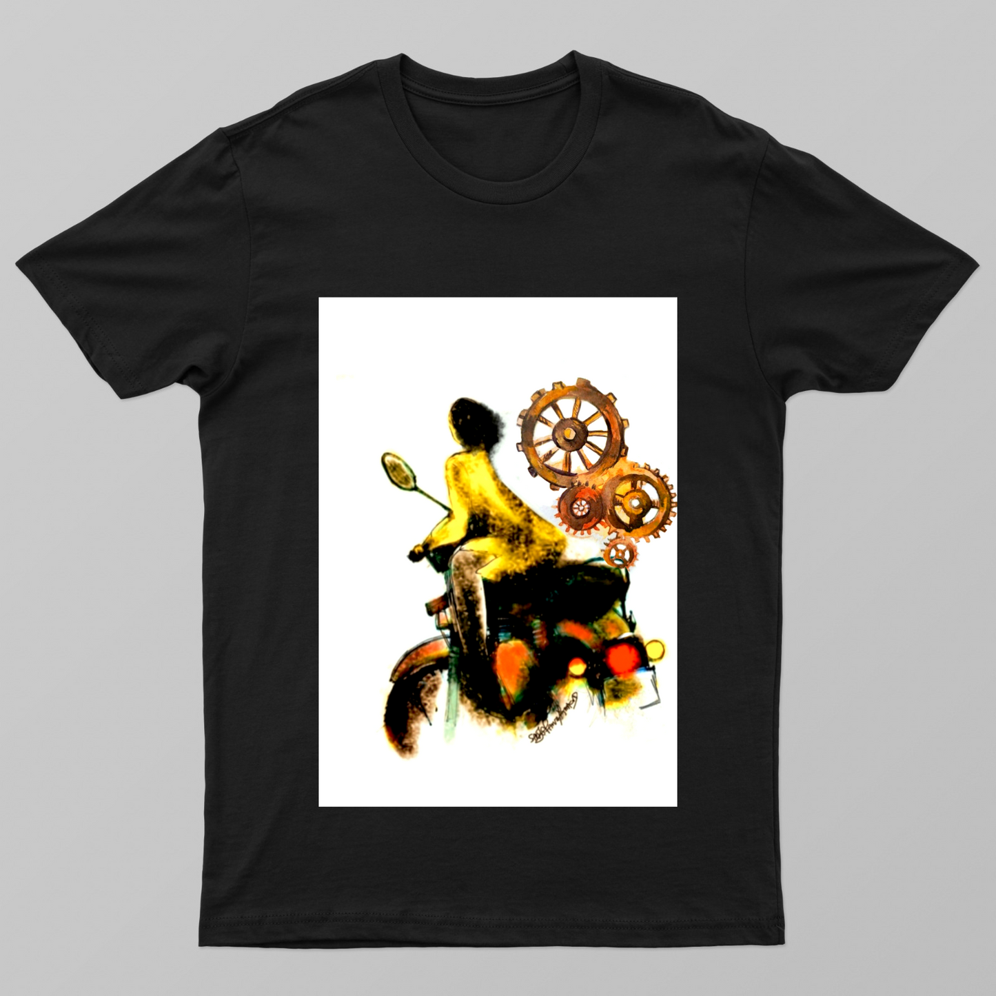 Weels and girl Unisex T-shirt by Saajo L