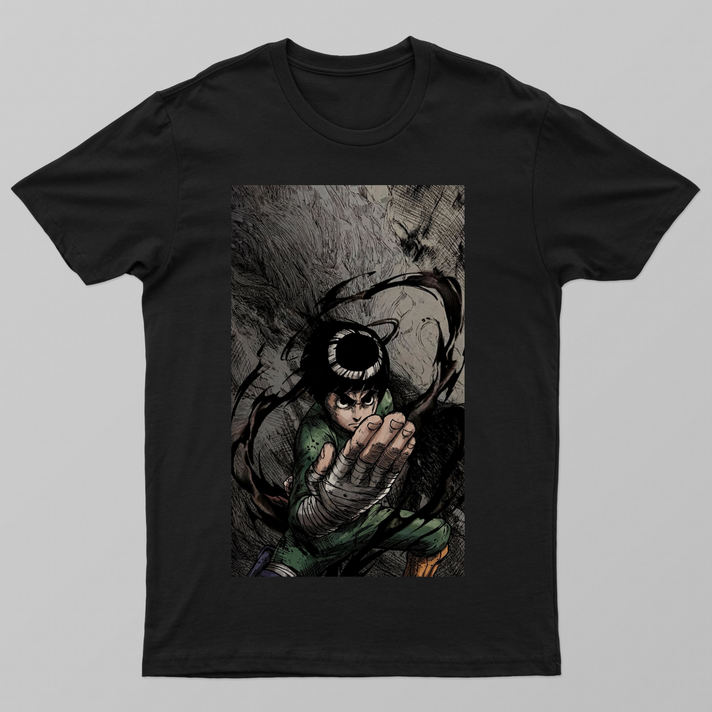 Rook lee form Naruto Unisex T-shirt by Prajapati Avi Hitesh.