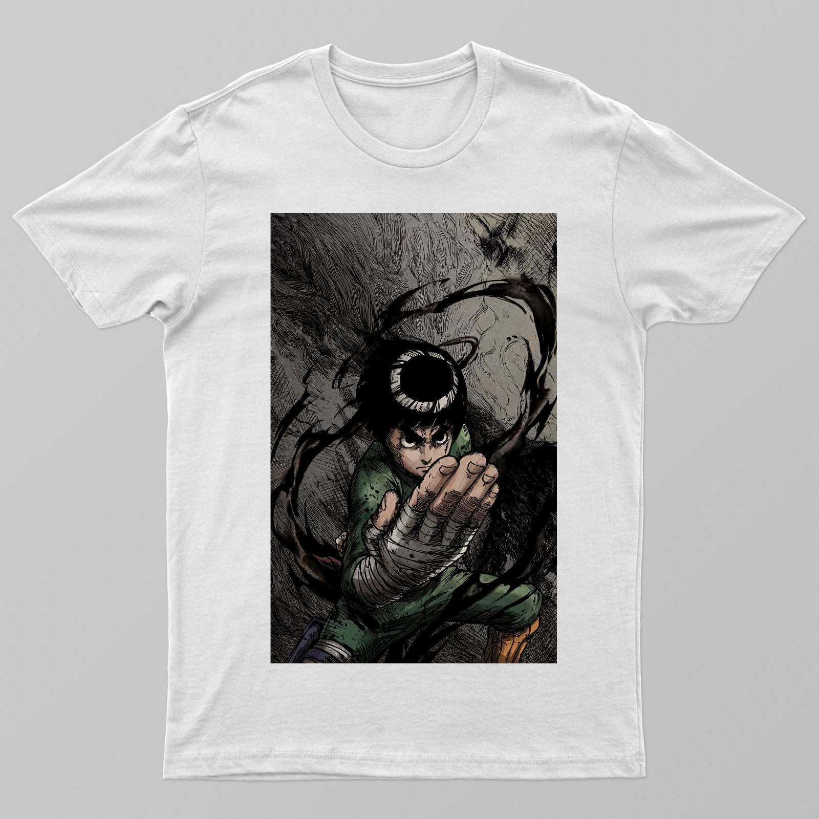 Rook lee form Naruto Unisex T-shirt by Prajapati Avi Hitesh.