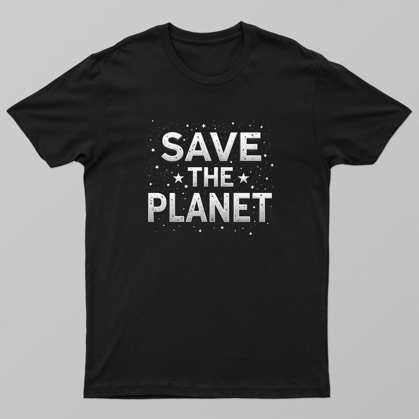 Save The Planet typography Unisex T-shirt by Manikandan R