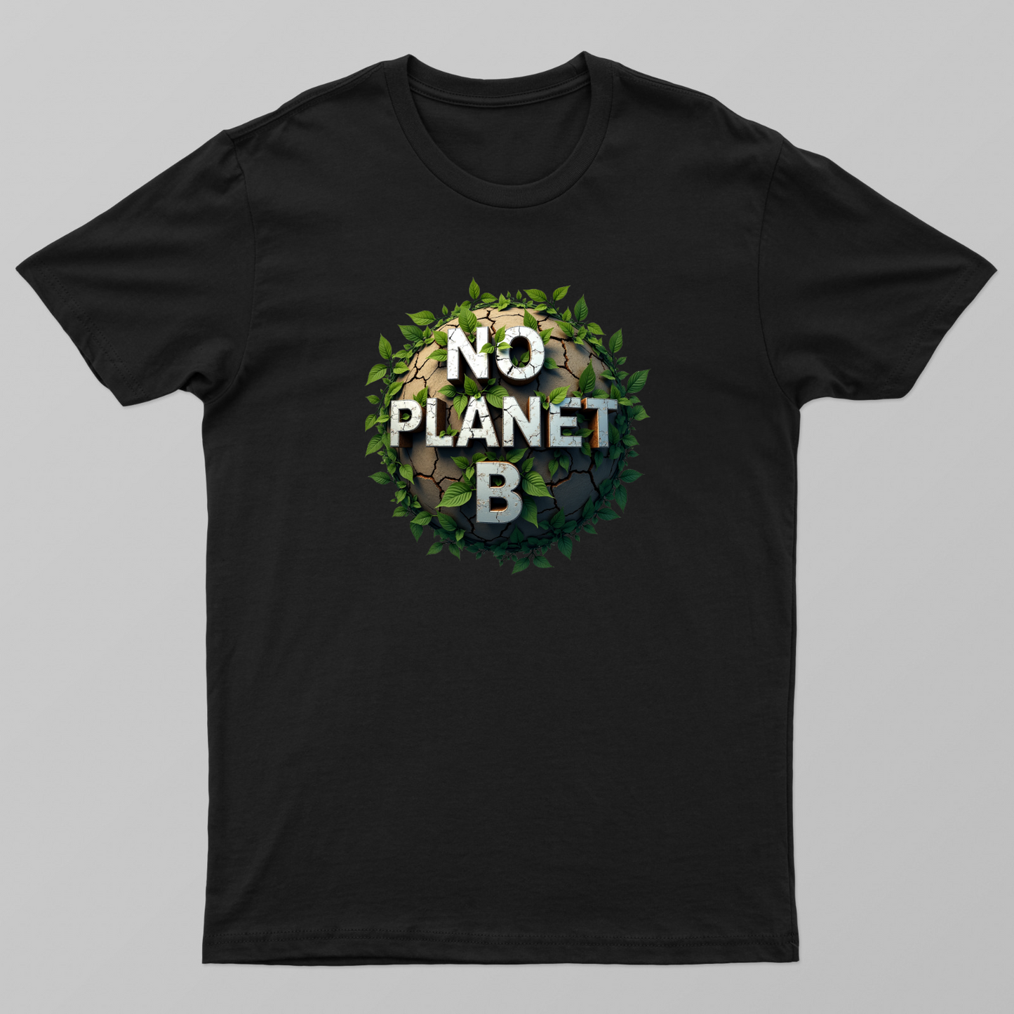 No Planet B Typography Unisex T-shirt by Manikandan R