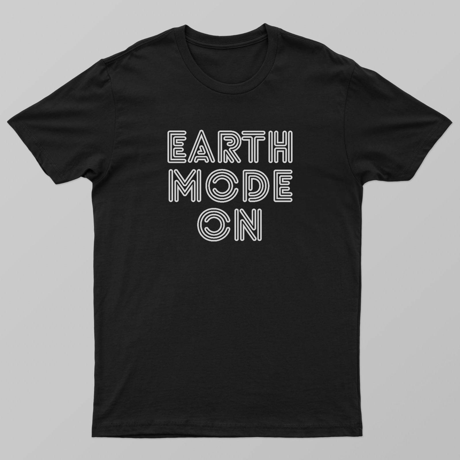Switch on Earth Mode Where Nature Meets The Future Unisex T-shirt by Manikandan R