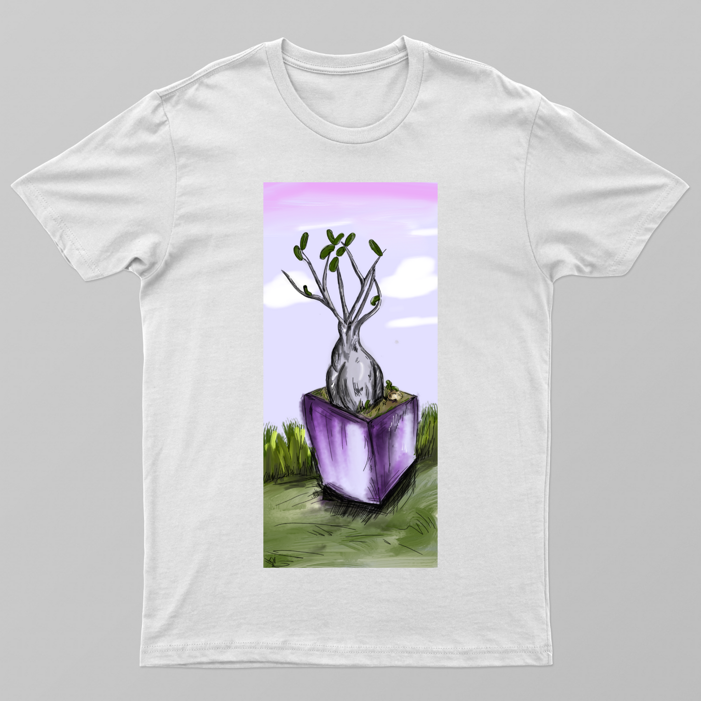 Lil plant Unisex T-shirt by Jishnu Devan 
