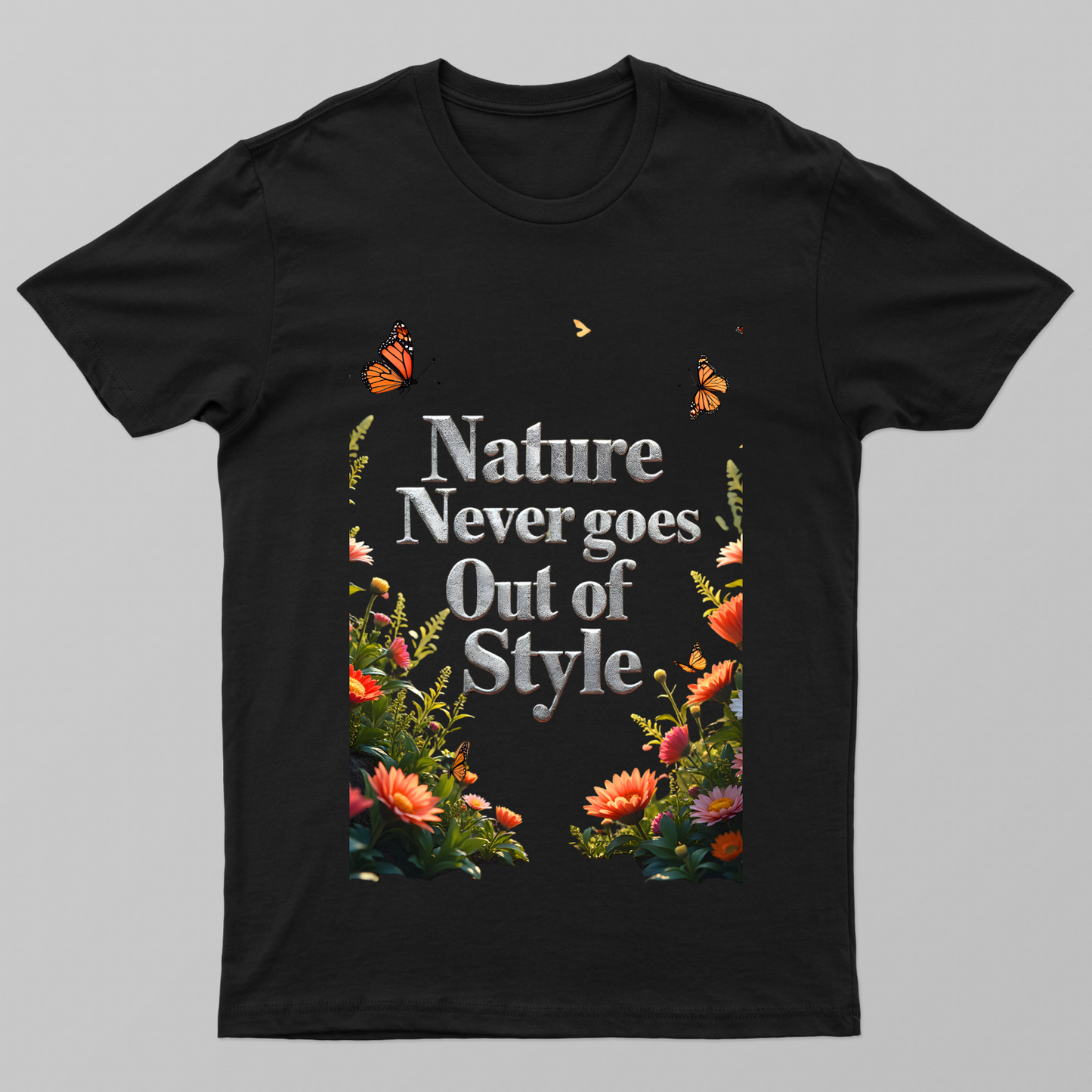 Nature Never Goes Out Of Style: Timeless Like Nature Style That Never Fades Unisex T-shirt by Manikandan R