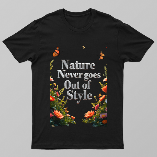 Nature Never Goes Out Of Style: Timeless Like Nature Style That Never Fades Unisex T-shirt by Manikandan R