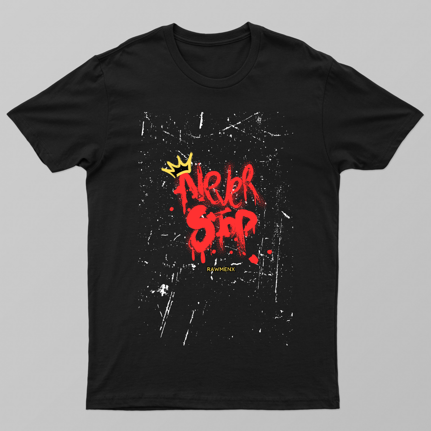 Never stop Unisex T-shirt by Ramen saha 