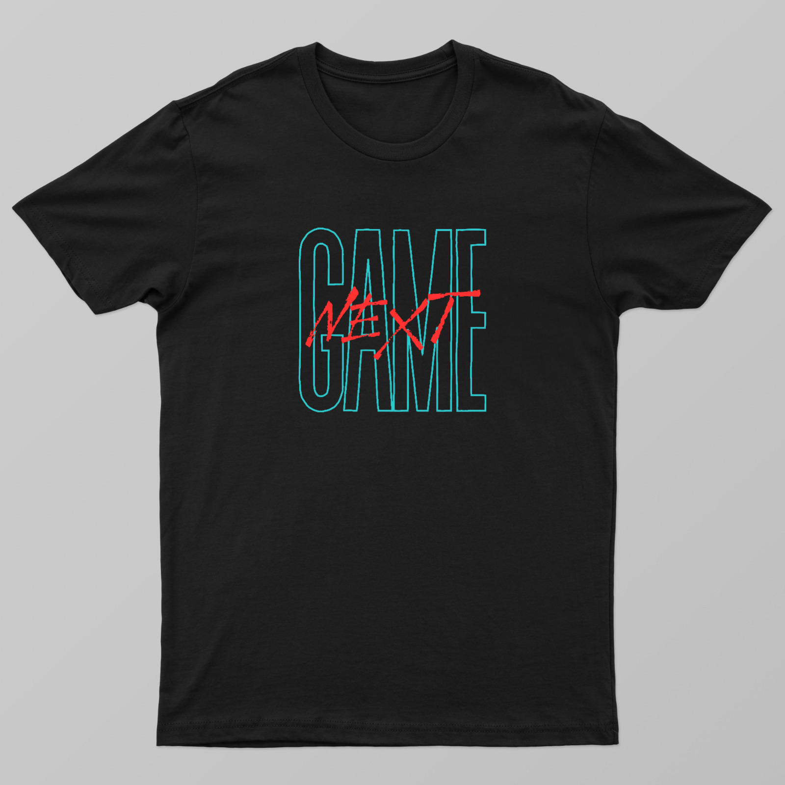 Next game - Typography designed tshirt Unisex T-shirt by Ramen saha 