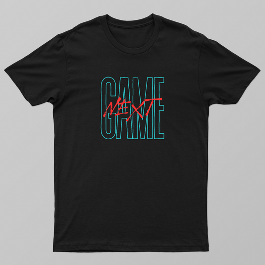 Next game - Typography designed tshirt Unisex T-shirt by Ramen saha 