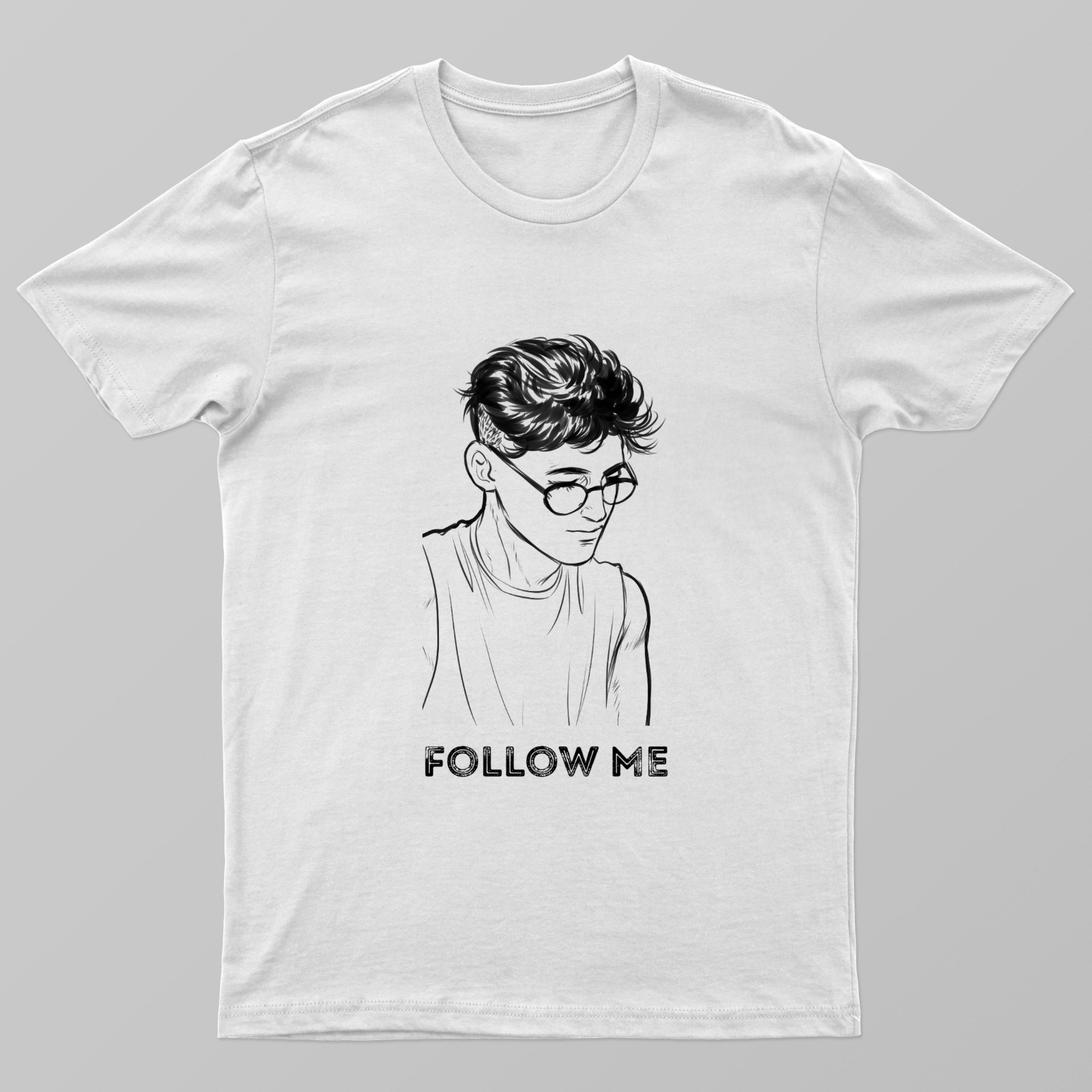 Follow Me Unisex T-shirt by Rabindu Das
