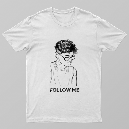 Follow Me Unisex T-shirt by Rabindu Das