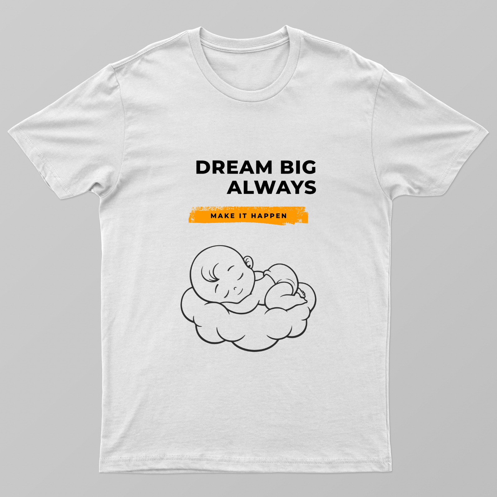 Dream Big Unisex T-shirt by Rabindu Das