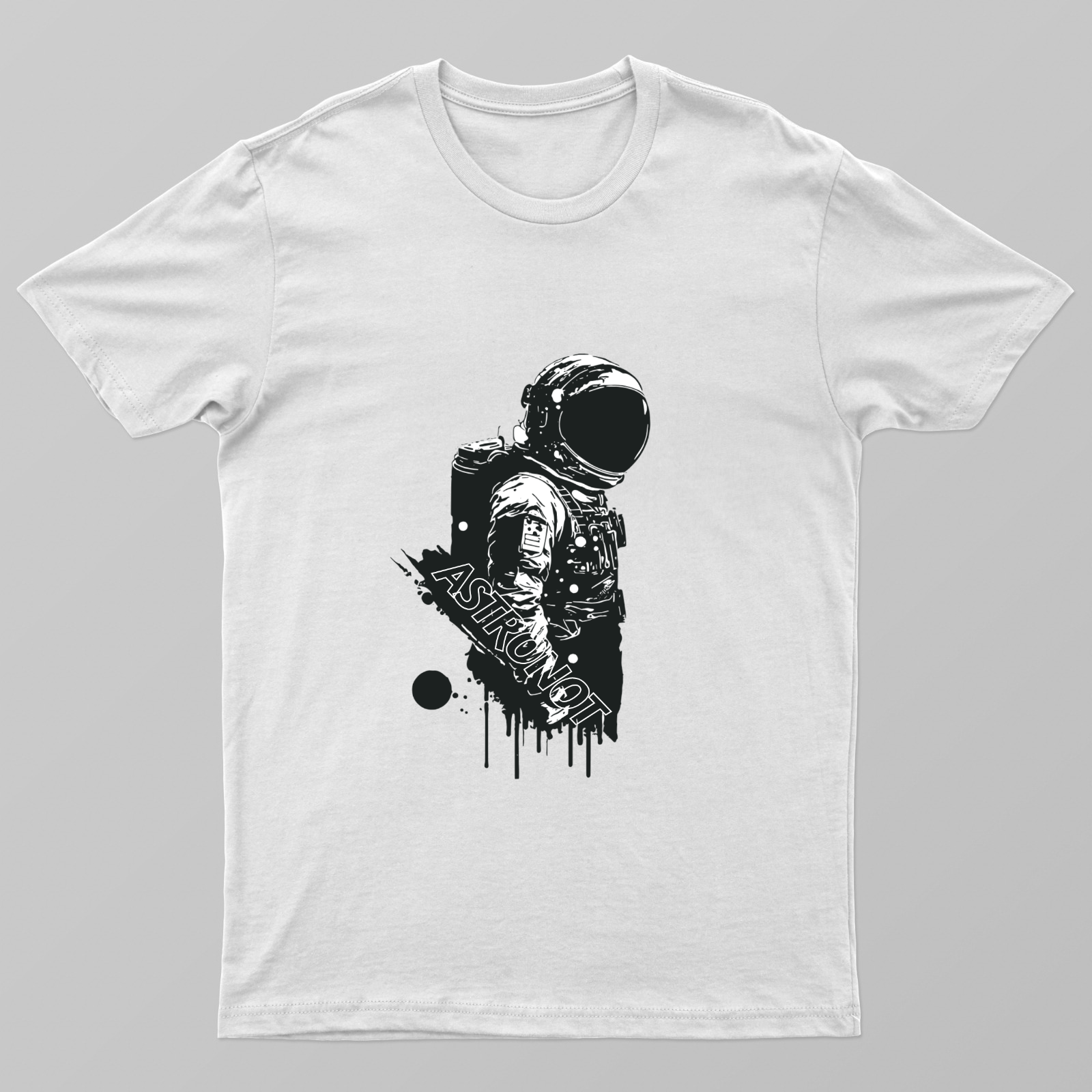 Astronaut Unisex T-shirt by Rabindu Das