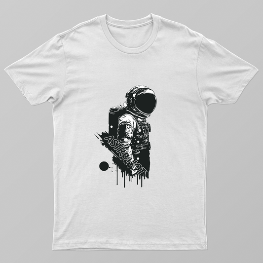 Astronaut Unisex T-shirt by Rabindu Das